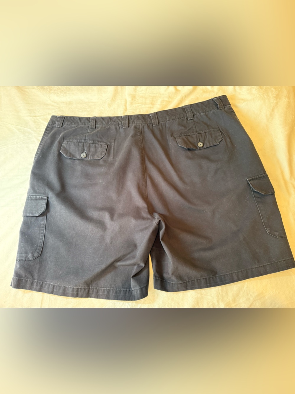 Harbor Bay Men’s Cargo Shorts 52R Olive Utility Hiking Work Casual Big & Tall - Picture 2 of 5